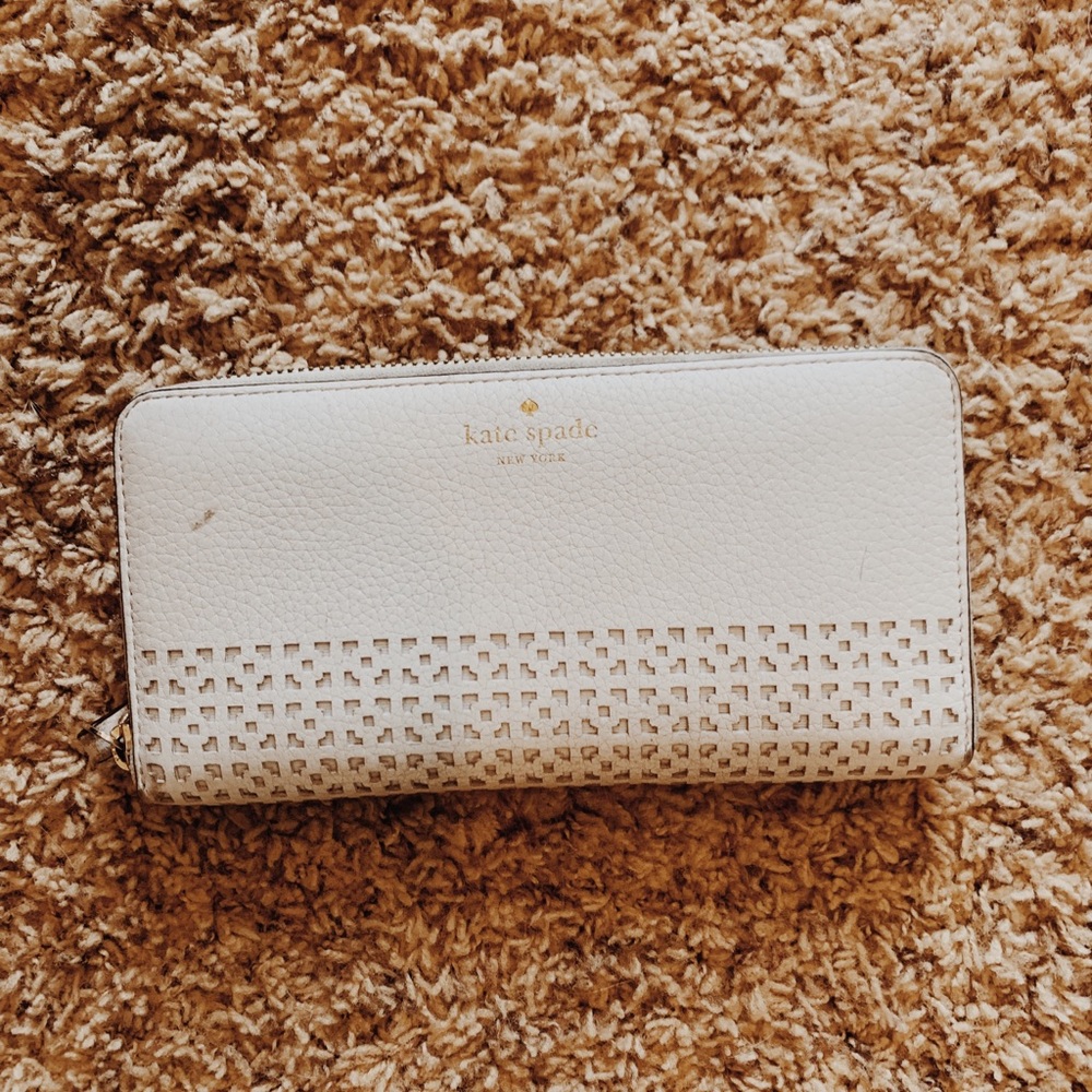 Off White KateSpade Wallet